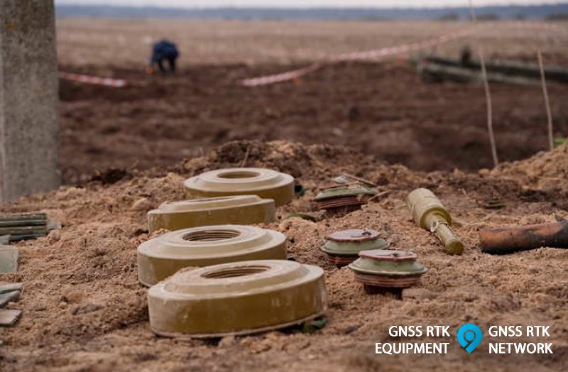 GNSS RTK para desminado de territorios