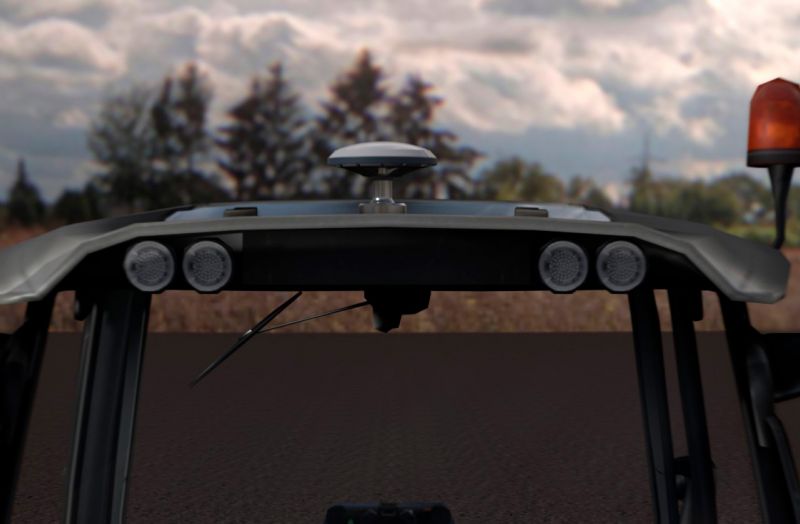 Receptor GNSS para agricultura de precisión con función RTK