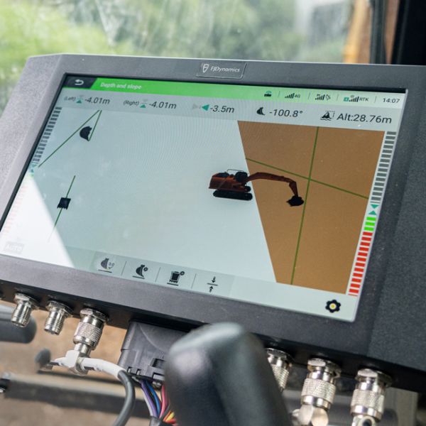 3D система нівелювання для экскаватора Fj dynamics