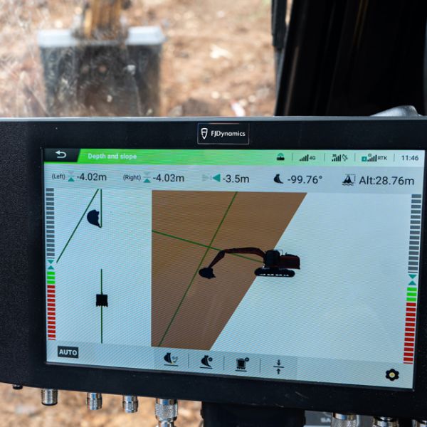 3D система нівелювання для экскаватора Fj dynamics