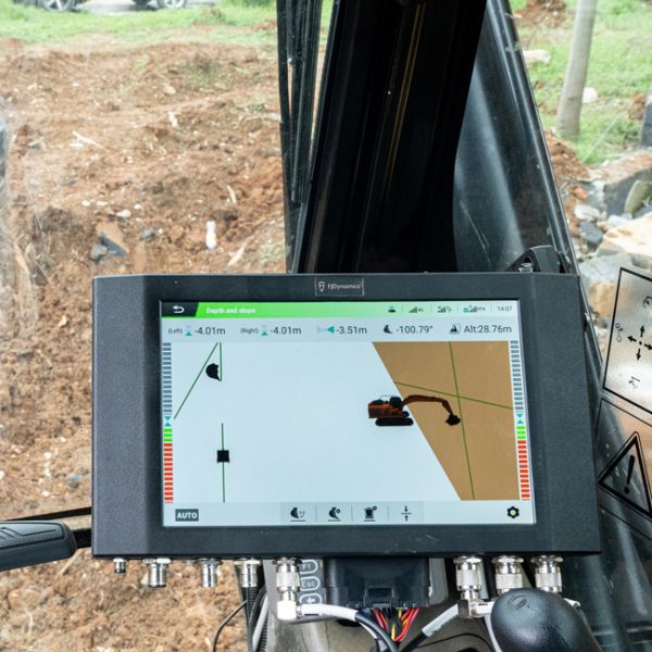 3D система нівелювання для экскаватора Fj dynamics