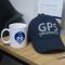 Taza de marca con logotipo de geometer GPS