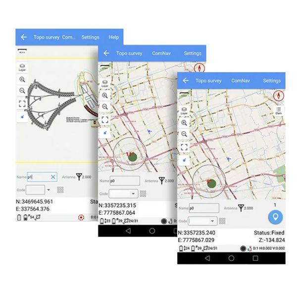 Geodetic software application Survey Master